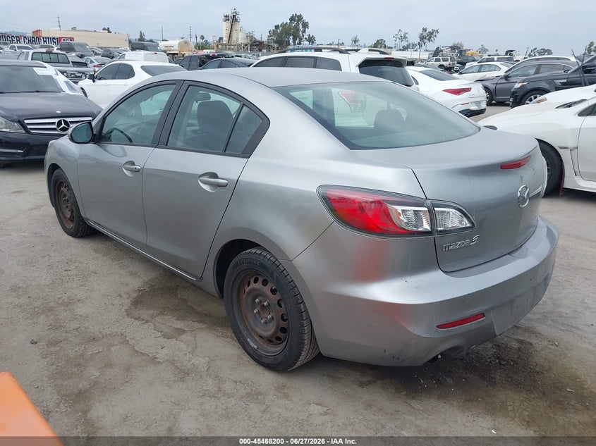 2012 Mazda 3 VIN JM1BL1UG7C1554714 IAAI salvage auction — REAR END, Clear - Dealer Only (California), sold $725 on 2026-07-08 (photo 3)
