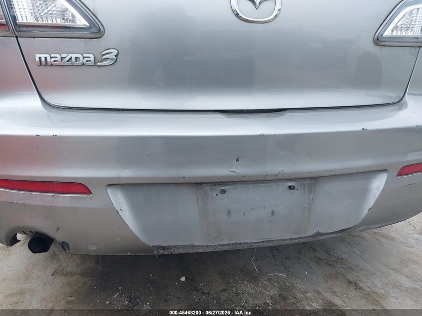 2012 Mazda 3 VIN JM1BL1UG7C1554714 IAAI salvage auction — REAR END, Clear - Dealer Only (California), sold $725 on 2026-07-08 (photo 6)