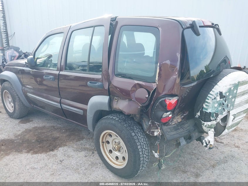 2004 Jeep Liberty VIN 1J4GL48K34W321627 IAAI salvage auction — FRONT END, Salvage (Oklahoma), sold $150 on 2026-07-23 (photo 3)