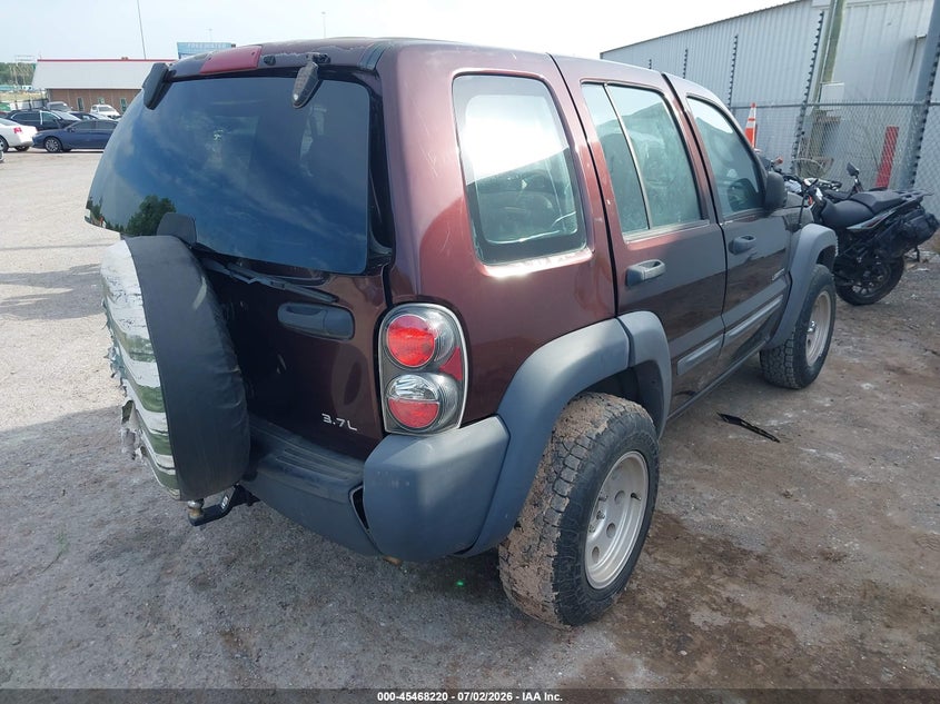 2004 Jeep Liberty VIN 1J4GL48K34W321627 IAAI salvage auction — FRONT END, Salvage (Oklahoma), sold $150 on 2026-07-23 (photo 4)