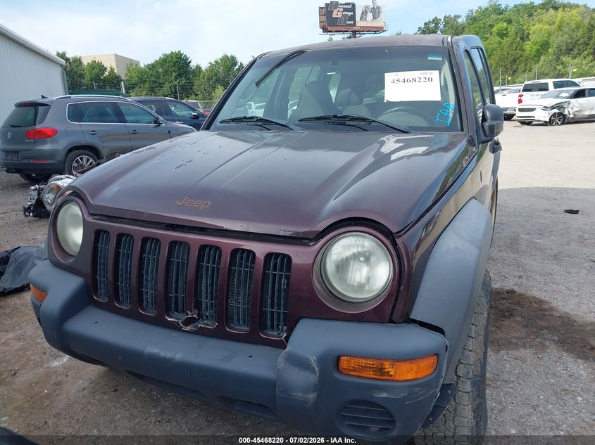 2004 Jeep Liberty VIN 1J4GL48K34W321627 IAAI salvage auction — FRONT END, Salvage (Oklahoma), sold $150 on 2026-07-23 (photo 6)