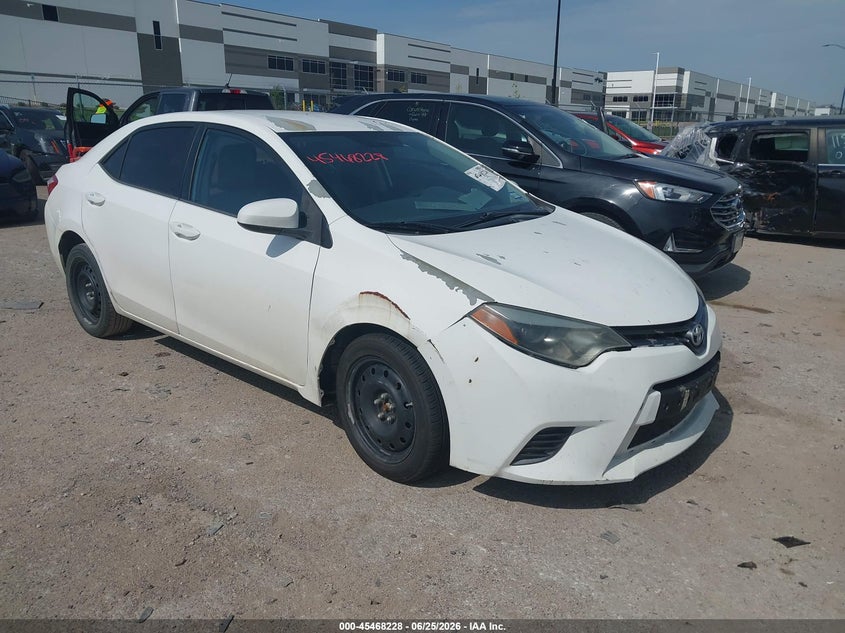 2015 Toyota Corolla VIN 5YFBURHE1FP302221 IAAI salvage auction — NORMAL WEAR, Original (Texas), sold $1,900 on 2026-07-14 (photo 1)