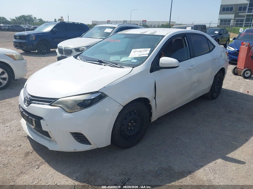 2015 Toyota Corolla VIN 5YFBURHE1FP302221 IAAI salvage auction — NORMAL WEAR, Original (Texas), sold $1,900 on 2026-07-14 (photo 2)