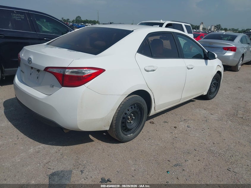 2015 Toyota Corolla VIN 5YFBURHE1FP302221 IAAI salvage auction — NORMAL WEAR, Original (Texas), sold $1,900 on 2026-07-14 (photo 4)