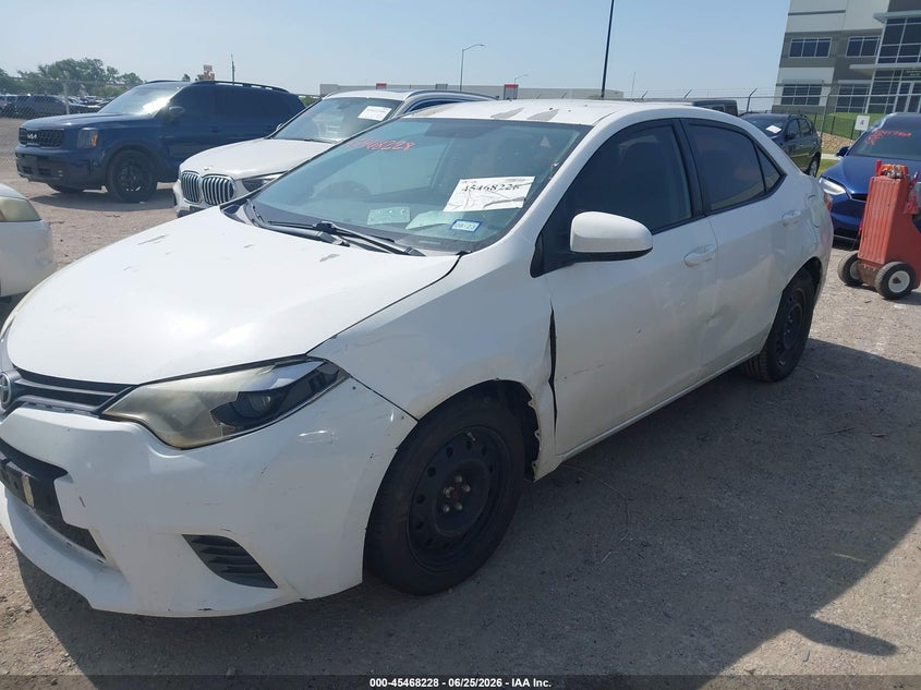 2015 Toyota Corolla VIN 5YFBURHE1FP302221 IAAI salvage auction — NORMAL WEAR, Original (Texas), sold $1,900 on 2026-07-14 (photo 6)