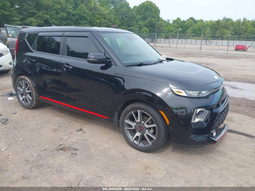 2020 Kia Soul VIN KNDJ63AU1L7053517 IAAI salvage auction — LEFT FRONT, Salvage (Tennessee), sold $2,750 on 2026-07-29 (photo 1)