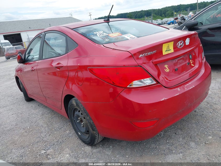 2015 Hyundai Accent VIN KMHCT4AE9FU915934 IAAI salvage auction — NORMAL WEAR, Clear (Pennsylvania), sold $275 on 2026-07-22 (photo 3)