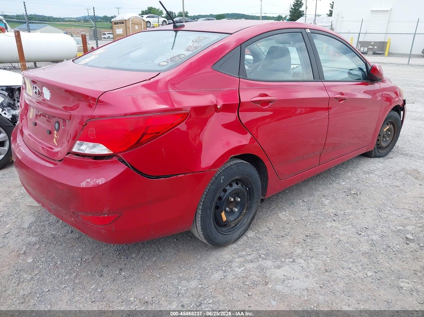 2015 Hyundai Accent VIN KMHCT4AE9FU915934 IAAI salvage auction — NORMAL WEAR, Clear (Pennsylvania), sold $275 on 2026-07-22 (photo 4)