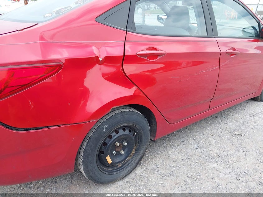 2015 Hyundai Accent VIN KMHCT4AE9FU915934 IAAI salvage auction — NORMAL WEAR, Clear (Pennsylvania), sold $275 on 2026-07-22 (photo 6)