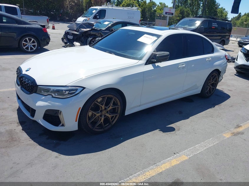 2020 BMW VIN WBA5U7C08LFH62928 IAAI salvage auction — REAR END, Salvage Title, sold $11,500 on 2026-07-19 (photo 2)