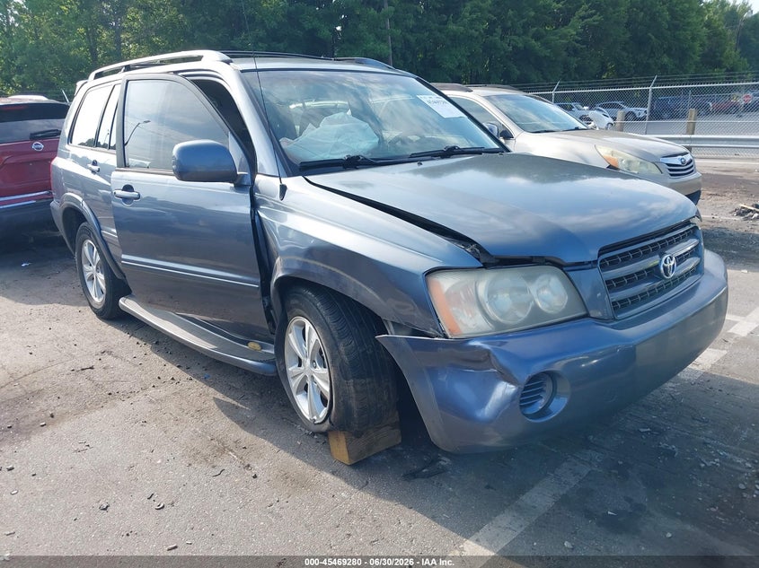 2002 Toyota Highlander VIN JTEGF21A220066225 IAAI salvage auction — SIDE, Salvage (North Carolina), sold $225 on 2026-07-30 (photo 6)