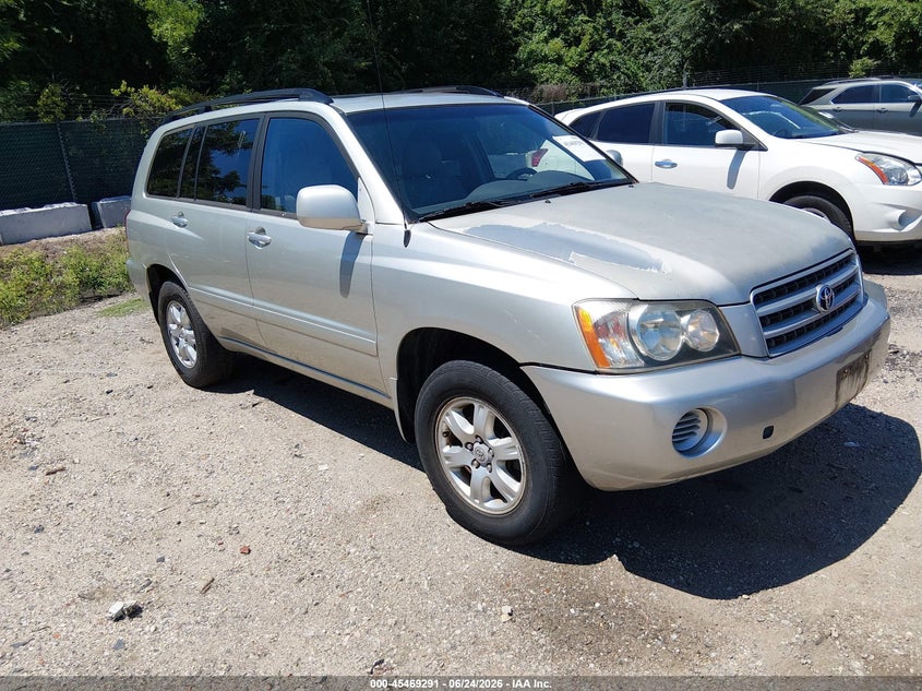 2003 Toyota Highlander VIN JTEHF21A230145190 IAAI salvage auction — NORMAL WEAR, Clear (Maryland), sold $1,850 on 2026-07-16 (photo 1)