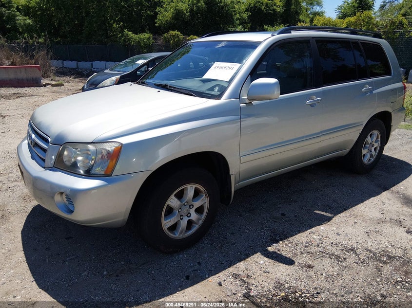 2003 Toyota Highlander VIN JTEHF21A230145190 IAAI salvage auction — NORMAL WEAR, Clear (Maryland), sold $1,850 on 2026-07-16 (photo 2)