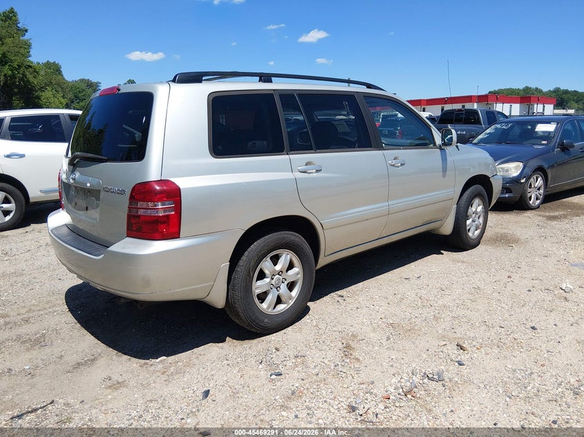 2003 Toyota Highlander VIN JTEHF21A230145190 IAAI salvage auction — NORMAL WEAR, Clear (Maryland), sold $1,850 on 2026-07-16 (photo 4)