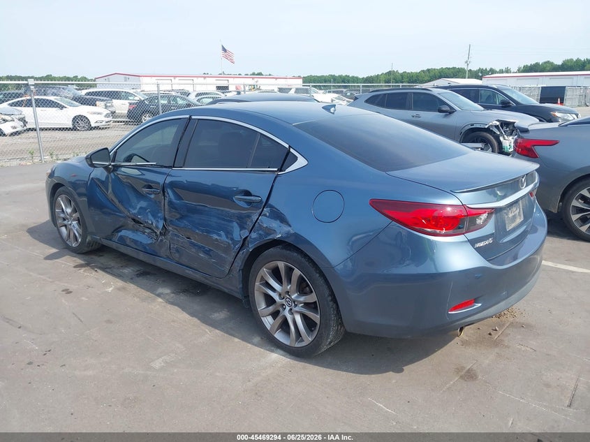 2014 Mazda 6 VIN JM1GJ1W51E1108987 IAAI salvage auction — LEFT SIDE, Salvage Title, sold $1,800 on 2026-09-22 (photo 3)
