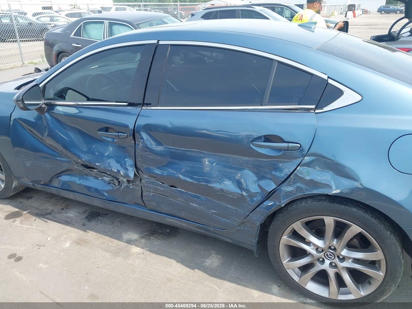 2014 Mazda 6 VIN JM1GJ1W51E1108987 IAAI salvage auction — LEFT SIDE, Salvage Title, sold $1,800 on 2026-09-22 (photo 6)