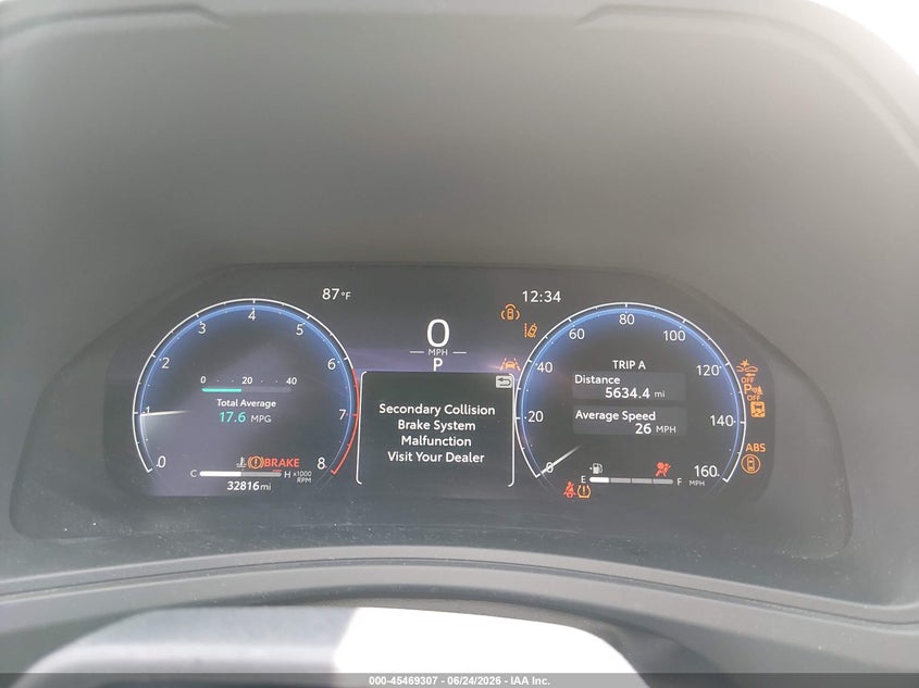 2024 Toyota Highlander VIN 5TDAAAB59RS037851 IAAI salvage auction — NORMAL WEAR, Salvage (California), sold $25,500 on 2026-07-08 (photo 7)