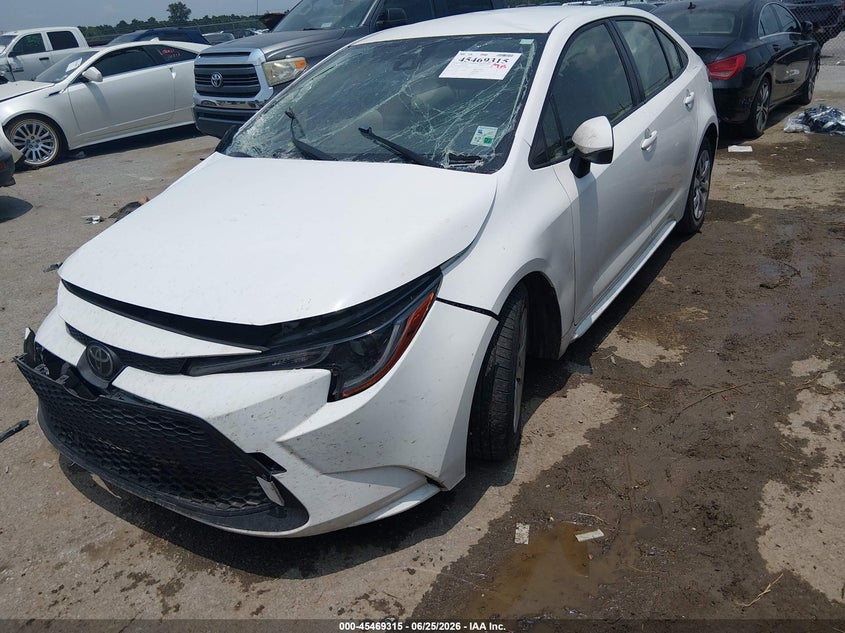 2021 Toyota Corolla VIN JTDEPMAE7MJ154739 IAAI salvage auction — RIGHT FRONT, Salvage (Louisiana), sold $25 on 2026-07-28 (photo 2)