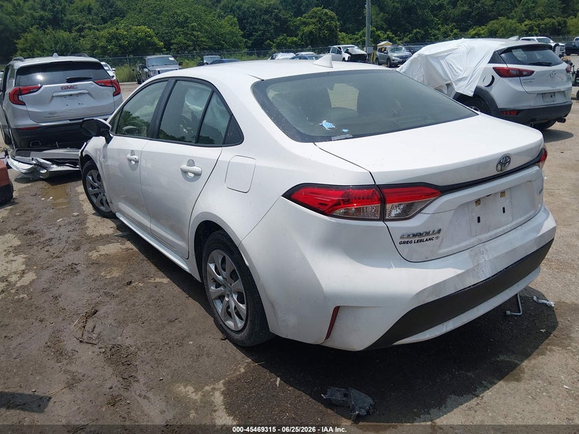 2021 Toyota Corolla VIN JTDEPMAE7MJ154739 IAAI salvage auction — RIGHT FRONT, Salvage (Louisiana), sold $25 on 2026-07-28 (photo 3)
