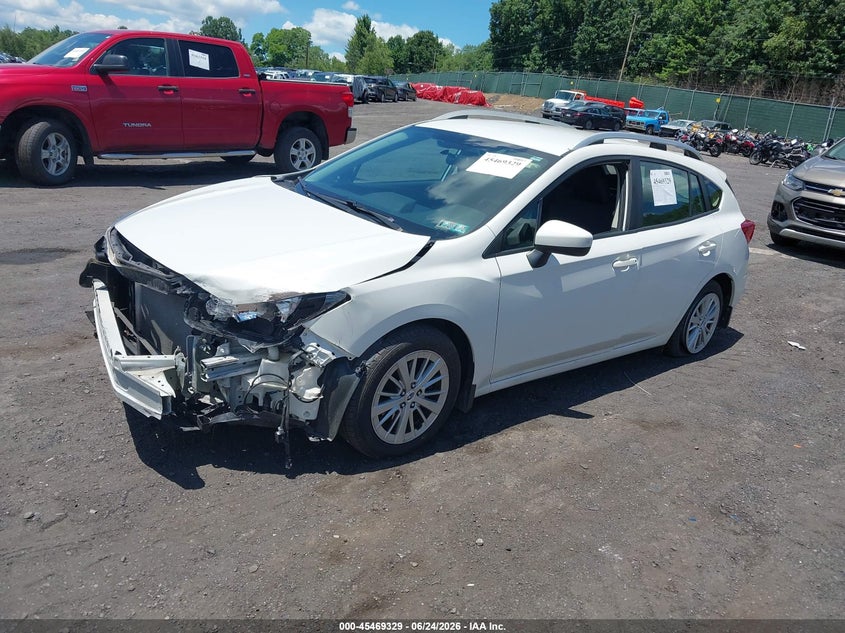 2018 Subaru Impreza VIN 4S3GTAD62J3716974 IAAI salvage auction — FRONT END, Salvage Title, sold $2,250 on 2026-07-28 (photo 2)