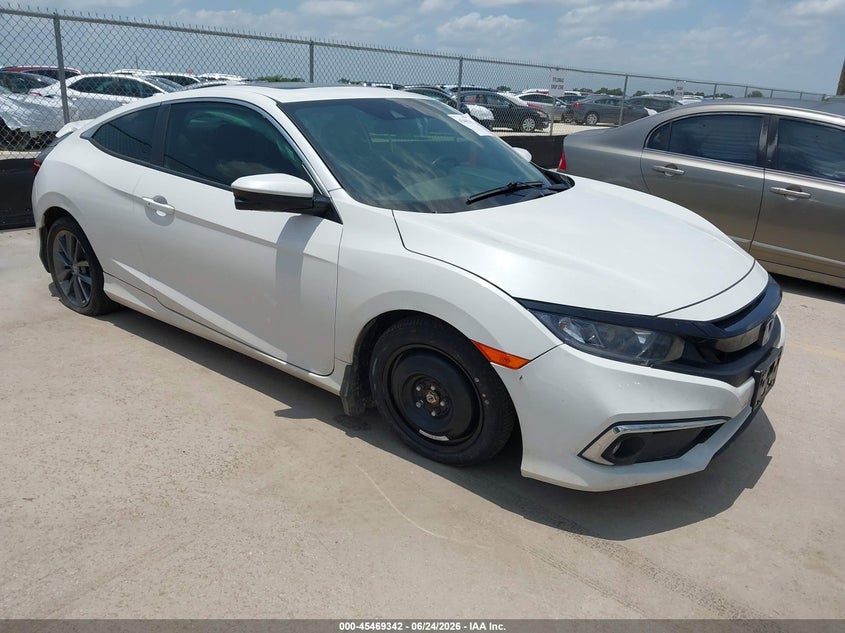 2020 Honda Civic VIN 2HGFC3B30LH351289 IAAI salvage auction — RIGHT FRONT, Salvage (Texas), sold $5,050 on 2026-07-22 (photo 1)