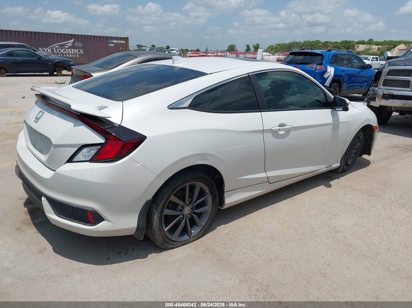 2020 Honda Civic VIN 2HGFC3B30LH351289 IAAI salvage auction — RIGHT FRONT, Salvage (Texas), sold $5,050 on 2026-07-22 (photo 4)