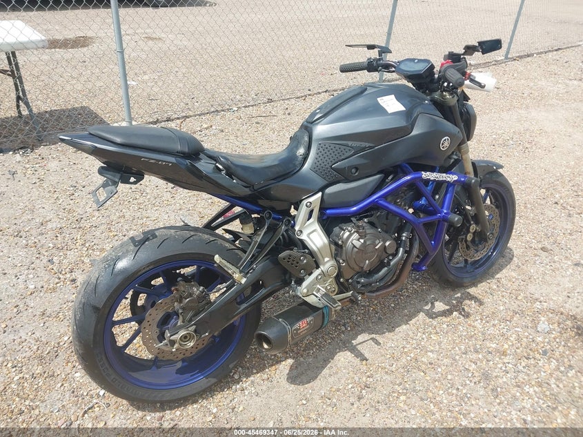 2015 Yamaha Fz VIN JYARM06E9FA000916 IAAI salvage auction — UNKNOWN, Salvage (Texas), sold $2,300 on 2026-07-21 (photo 4)