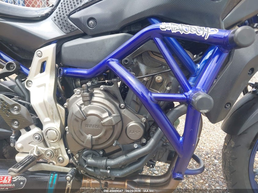 2015 Yamaha Fz VIN JYARM06E9FA000916 IAAI salvage auction — UNKNOWN, Salvage (Texas), sold $2,300 on 2026-07-21 (photo 8)