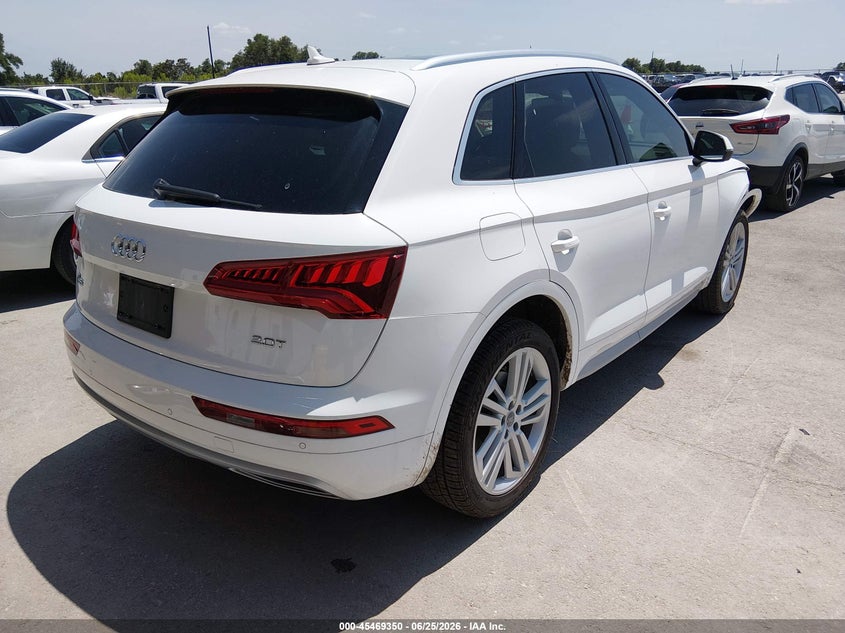 2018 Audi Q5 VIN WA1BNAFY5J2107509 IAAI salvage auction — FRONT END, Salvage (Texas), sold $7,000 on 2026-07-15 (photo 4)