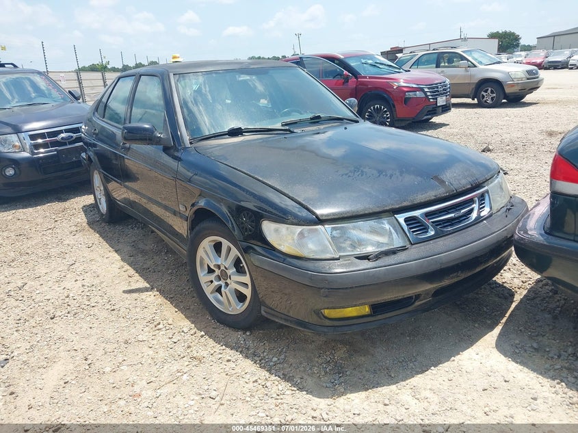 2002 Saab 9-3 VIN YS3DF55K922028516 IAAI salvage auction — NORMAL WEAR, Clear (Alabama), sold $100 on 2026-07-14 (photo 1)