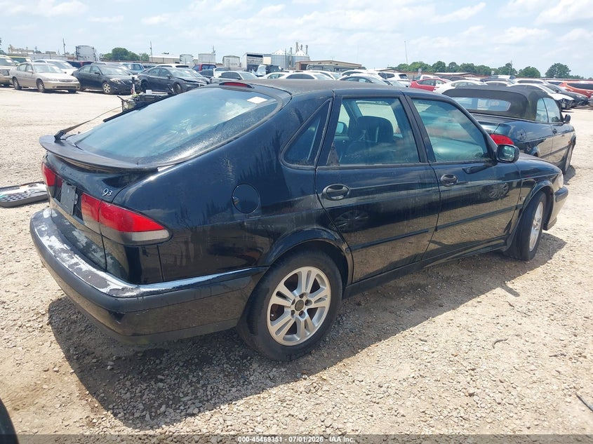 2002 Saab 9-3 VIN YS3DF55K922028516 IAAI salvage auction — NORMAL WEAR, Clear (Alabama), sold $100 on 2026-07-14 (photo 4)