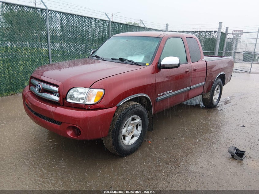 2003 Toyota Tundra VIN 5TBRT341X3S404694 IAAI salvage auction — HAIL, Clear (Kansas), sold $2,050 on 2026-07-31 (photo 2)