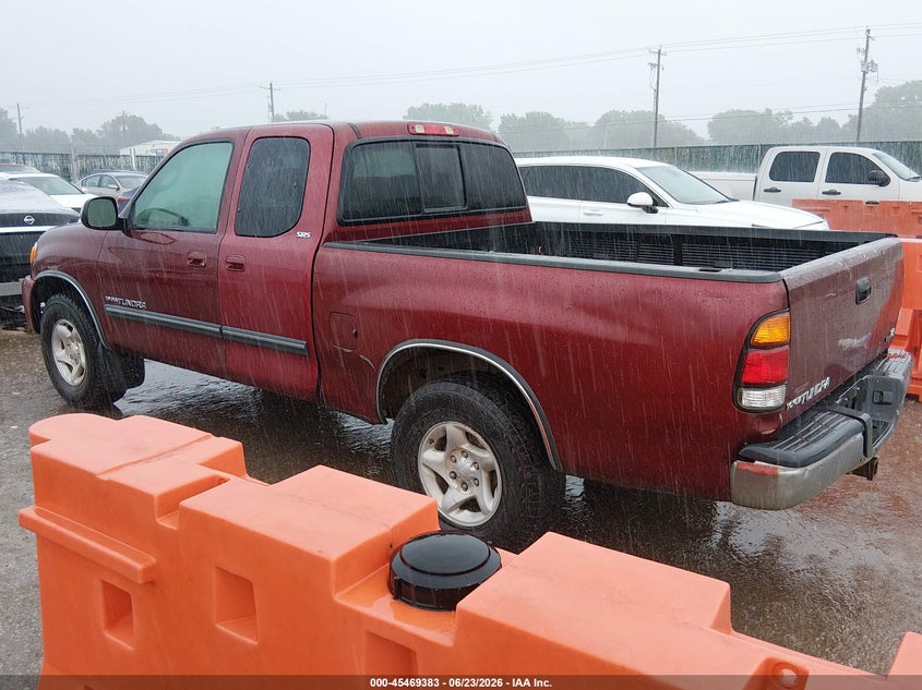 2003 Toyota Tundra VIN 5TBRT341X3S404694 IAAI salvage auction — HAIL, Clear (Kansas), sold $2,050 on 2026-07-31 (photo 3)