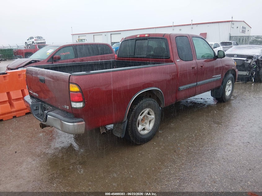 2003 Toyota Tundra VIN 5TBRT341X3S404694 IAAI salvage auction — HAIL, Clear (Kansas), sold $2,050 on 2026-07-31 (photo 4)