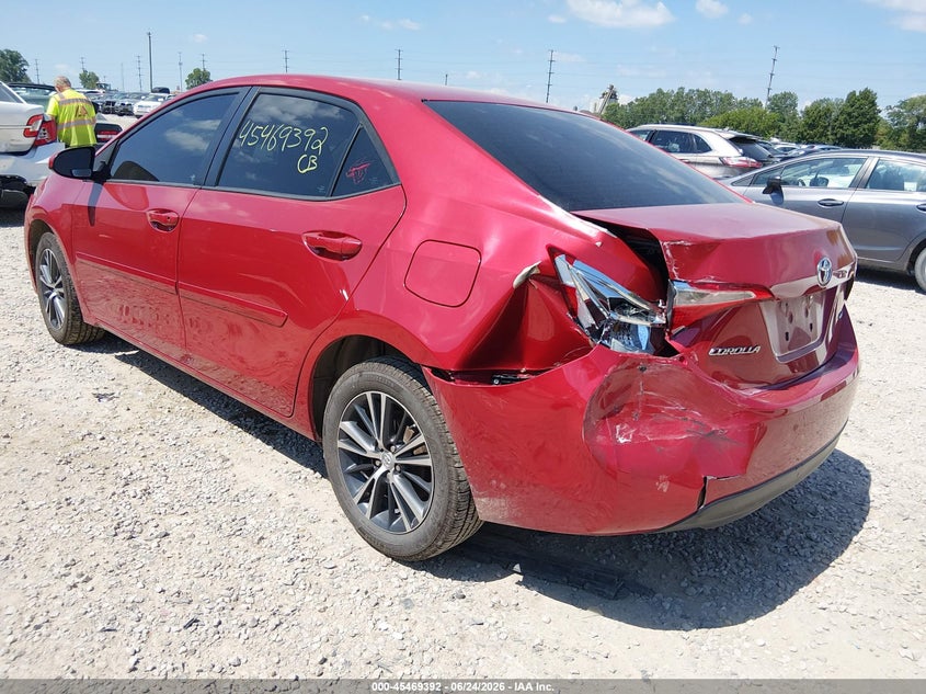 2016 Toyota Corolla VIN 5YFBURHEXGP548878 IAAI salvage auction — FRONT & REAR, Salvage Title, sold $25 on 2026-07-29 (photo 3)