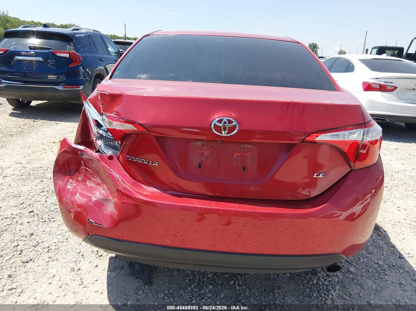 2016 Toyota Corolla VIN 5YFBURHEXGP548878 IAAI salvage auction — FRONT & REAR, Salvage Title, sold $25 on 2026-07-29 (photo 6)