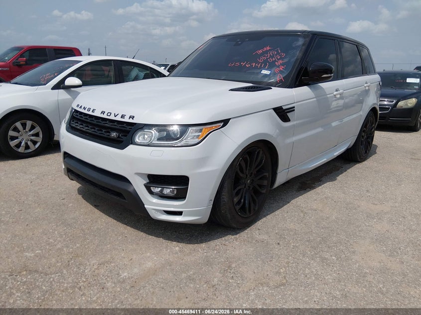 2017 Land rover Range rover sport VIN SALWV2FV2HA683487 IAAI salvage auction — NORMAL WEAR, Original (Texas), sold $9,075 on 2026-07-15 (photo 2)