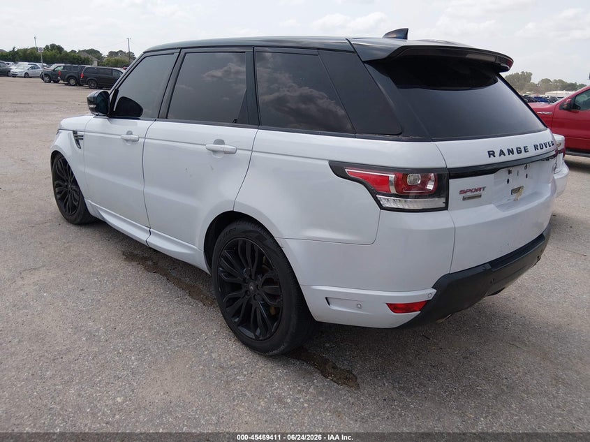 2017 Land rover Range rover sport VIN SALWV2FV2HA683487 IAAI salvage auction — NORMAL WEAR, Original (Texas), sold $9,075 on 2026-07-15 (photo 3)