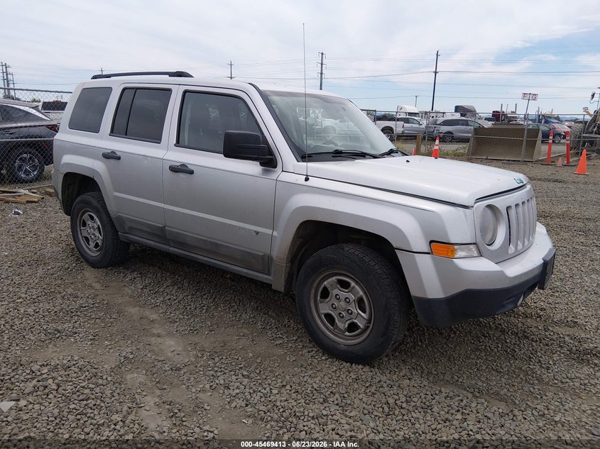 2011 Jeep Patriot VIN 1J4NT1GA3BD129485 IAAI salvage auction — NORMAL WEAR, Peddle Clear Public-Restricted (Oregon), sold $200 on 2026-07-28 (photo 1)