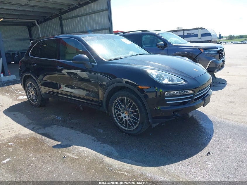 2014 Porsche Cayenne VIN WP1AA2A28ELA08865 IAAI salvage auction — LEFT SIDE, Certificate Of Title (Nebraska), sold $4,950 on 2026-07-30 (photo 1)