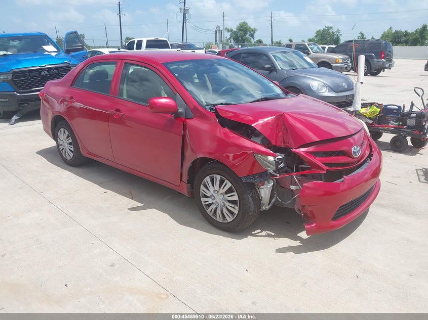 2013 Toyota Corolla VIN JTDBU4EE0DJ123080 IAAI salvage auction — RIGHT FRONT, Original (Texas), sold $1,650 on 2026-07-31 (photo 1)