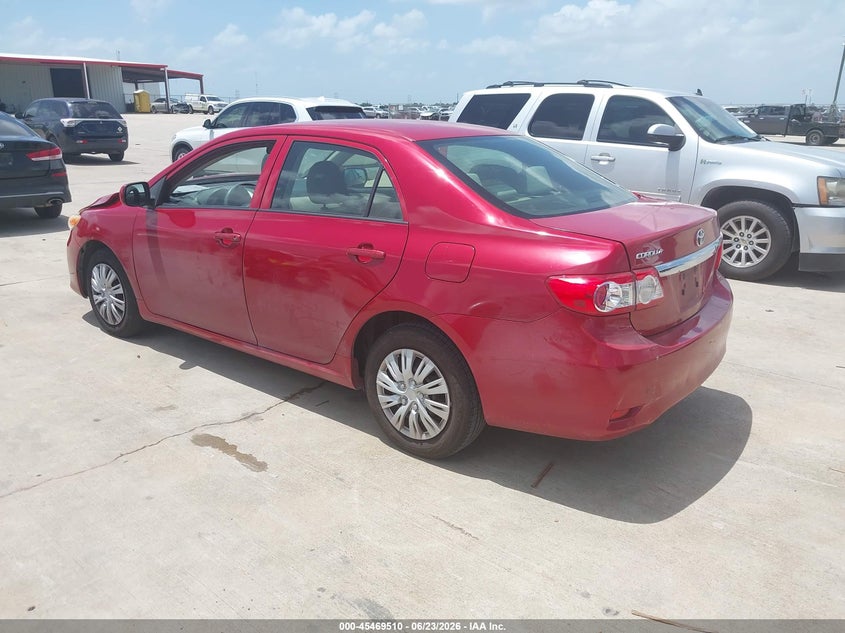 2013 Toyota Corolla VIN JTDBU4EE0DJ123080 IAAI salvage auction — RIGHT FRONT, Original (Texas), sold $1,650 on 2026-07-31 (photo 3)