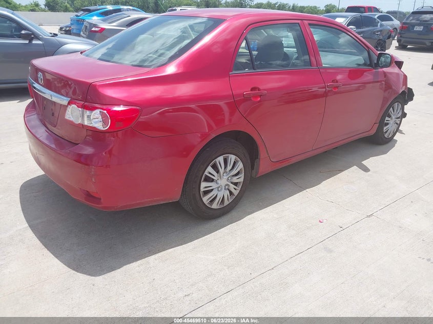 2013 Toyota Corolla VIN JTDBU4EE0DJ123080 IAAI salvage auction — RIGHT FRONT, Original (Texas), sold $1,650 on 2026-07-31 (photo 4)