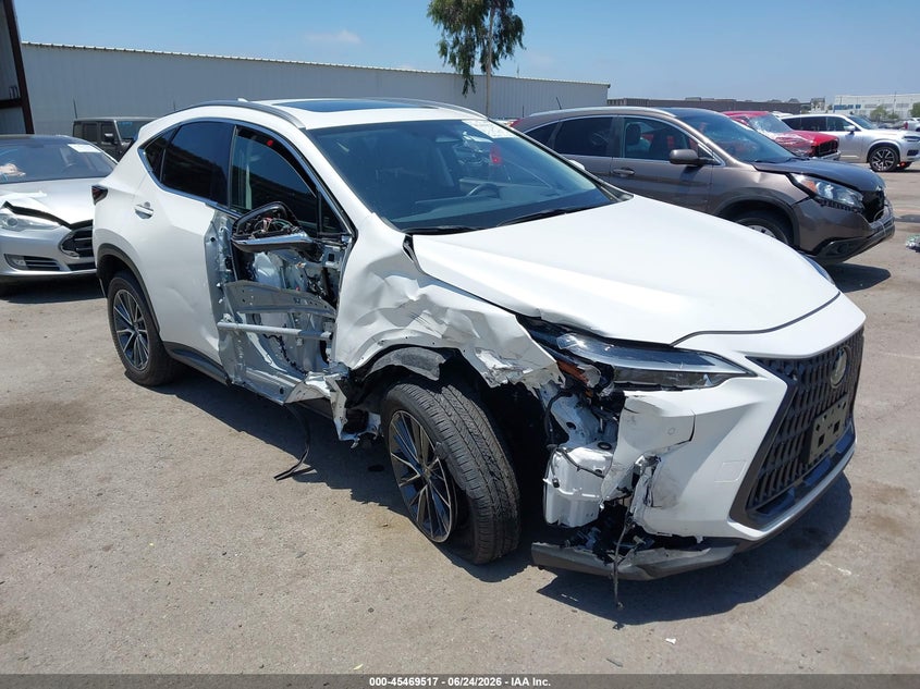 2025 Lexus Nx VIN JTJGKCEZ1S2060178 IAAI salvage auction — RIGHT FRONT, Wait Title, sold $19,700 on 2026-08-19 (photo 6)