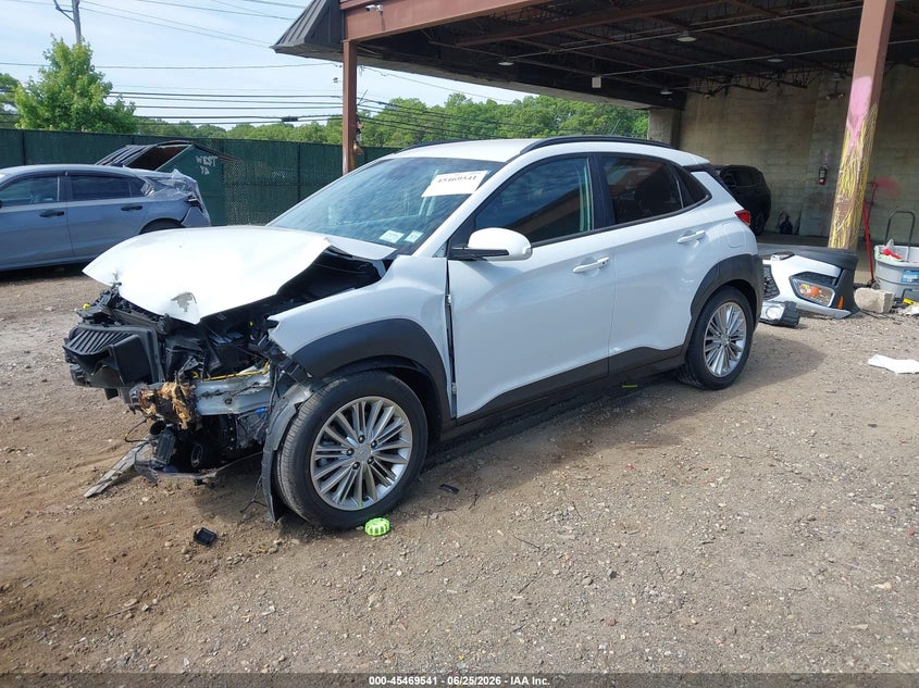 2021 Hyundai Kona VIN KM8K2CAA3MU693202 IAAI salvage auction — FRONT END, Mv-907A (New York), sold $600 on 2026-07-28 (photo 2)