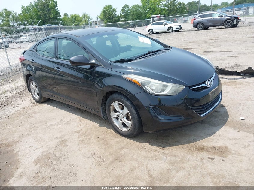 2015 Hyundai Elantra VIN 5NPDH4AE7FH582542 IAAI salvage auction — REAR END, Clear (Virginia), sold $300 on 2026-07-09 (photo 1)