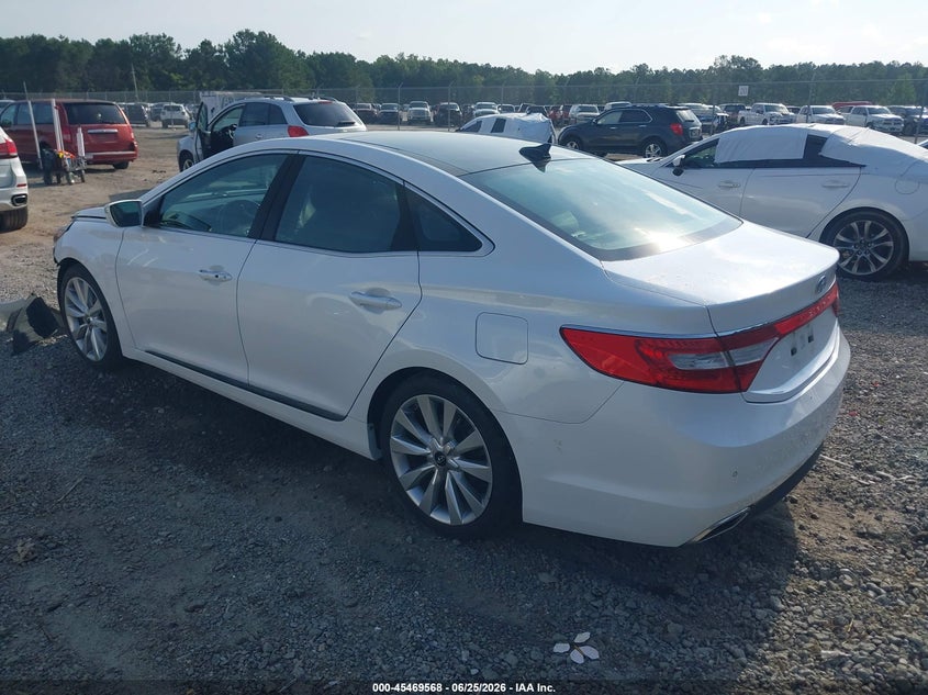 2015 Hyundai Azera VIN KMHFH4JG3FA432778 IAAI salvage auction — FRONT END, Salvage Title, sold $2,600 on 2026-07-16 (photo 3)