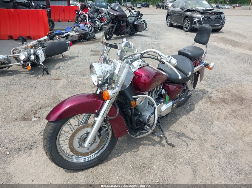 2004 Honda Vt750 VIN JH2RC50034K012656 IAAI salvage auction — FRONT END, Clear (Virginia), sold $325 on 2026-07-22 (photo 2)