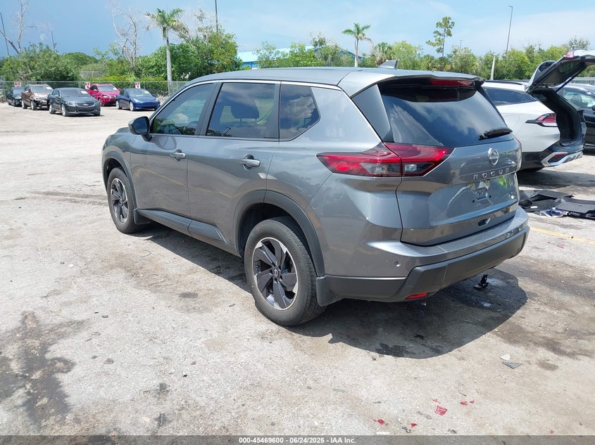 2024 Nissan Rogue VIN JN8BT3BA1RW005570 IAAI salvage auction — RIGHT FRONT, Salvage Title, sold $7,200 on 2026-07-22 (photo 3)