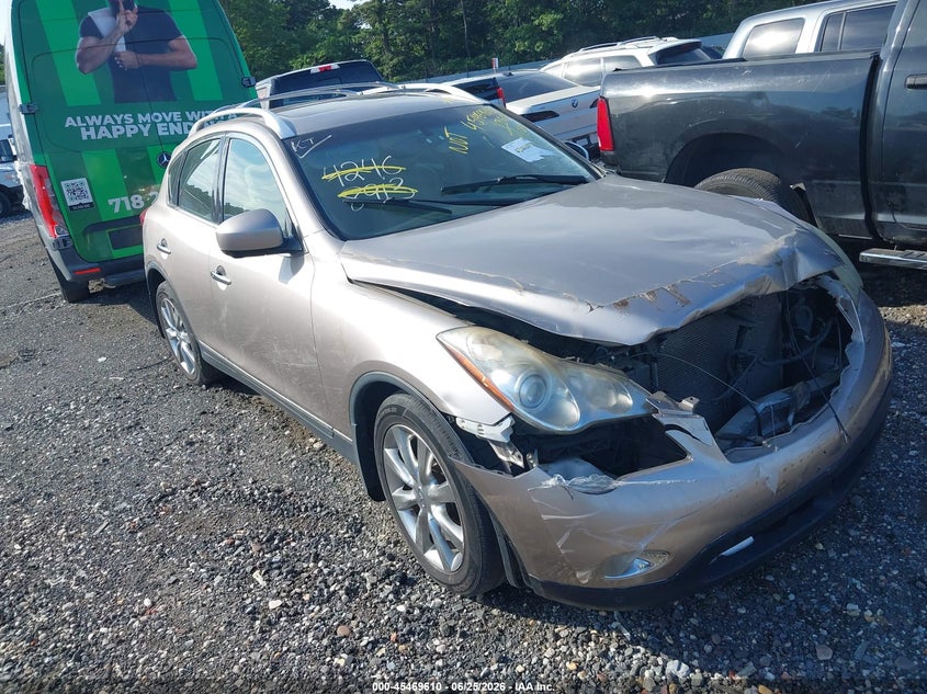 2010 Infiniti Ex35 VIN JN1AJ0HR6AM757616 IAAI salvage auction — FRONT END, Salvage (Idaho), sold $25 on 2026-07-28 (photo 1)